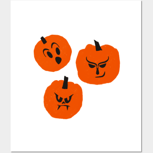 Cute Pumpkins Posters and Art